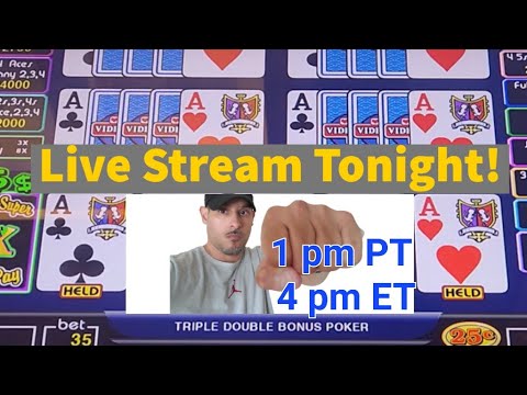 Video Poker Live Stream @ CIRCA/Flipping some FreePlay