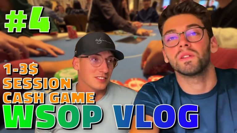 WSOP LAS VEGAS VLOG #4 – CASH GAME SESSION – COMMENTARIO DIVERTENTE