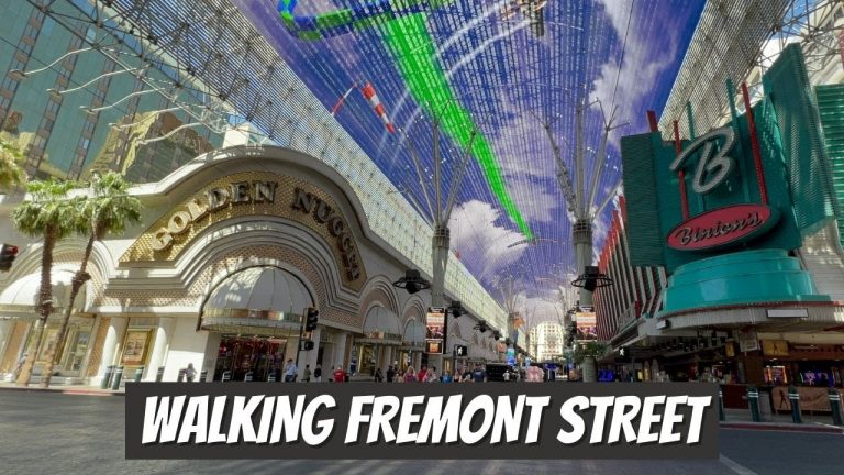 Walking Fremont Street Experience in Downtown Las Vegas 7/7/22 | Explore Las Vegas | Walking Vegas