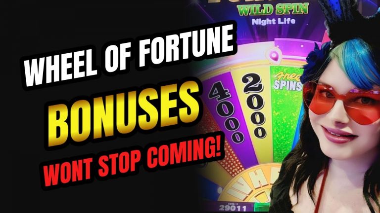 Wheel of Fortune Slot Machine Wont Stop Winning