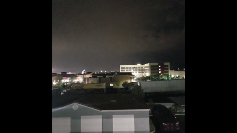 thunder storm over las vegas