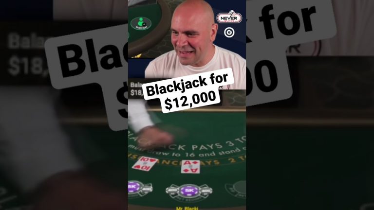 $12,000 Blackjack