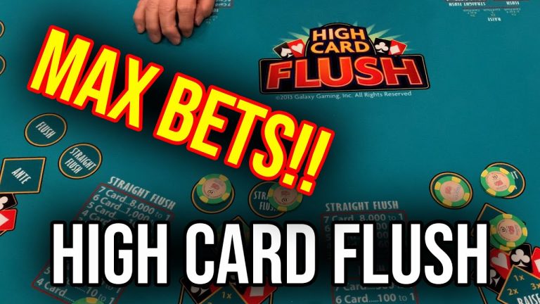 $1400 VS High Card Flush!!!