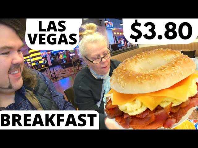 $4 Breakfast Sandwich on the Las Vegas Strip Cheap Eats Earl oof Sandwich Miracle Mile