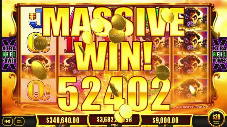 4 MILLION DOLLAR JACKPOT AND MORE BUFFALO GOLD REVOLUTIONS A REAL SLOT MACHINE JACKPOT