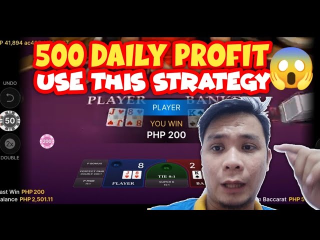 500 DAILY PROFIT | USING ESKALERA STRATEGY | HOW TO WIN IN BACCARAT | BACCARAT