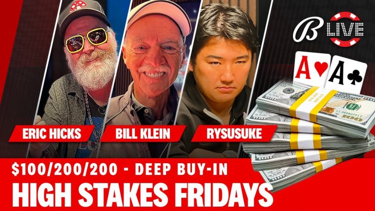 $500,000 OTT $100/200/200! High Stakes Fridays – Live at the Bike!