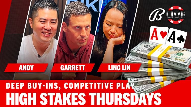 $50/100/100! Garrett and Andy play High Stakes Thursdays – Live at the Bike!