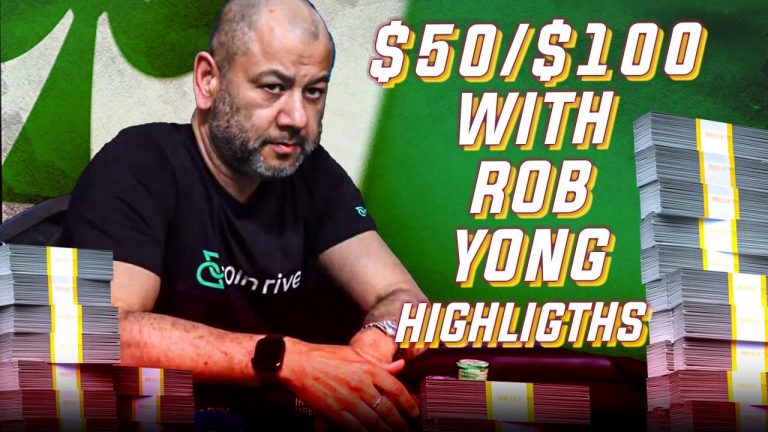 $50/$100/$200 with Rob Yong | High Stakes Poker Cash Game Highlights