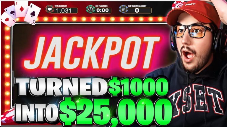 $900 to $25,000 CASINO CRAZY RUN ON THE SLOTS