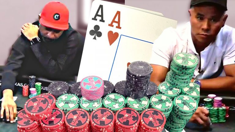 ACES Cracked?! Overbet BLUFF! KINGS vs. QUEENS for Massive POT!