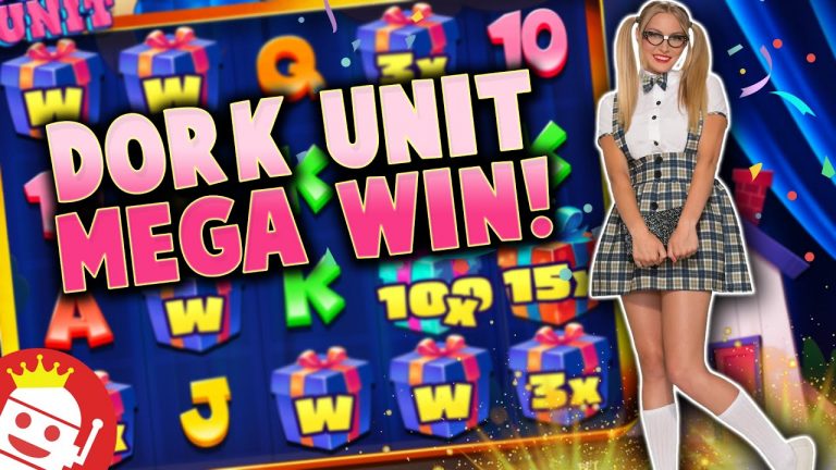 AMAZING 6000X SUPER WIN ON THE DORK UNIT SLOT!