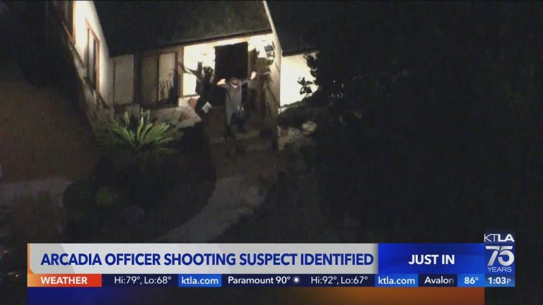 Arcadia officer shooting suspect identified