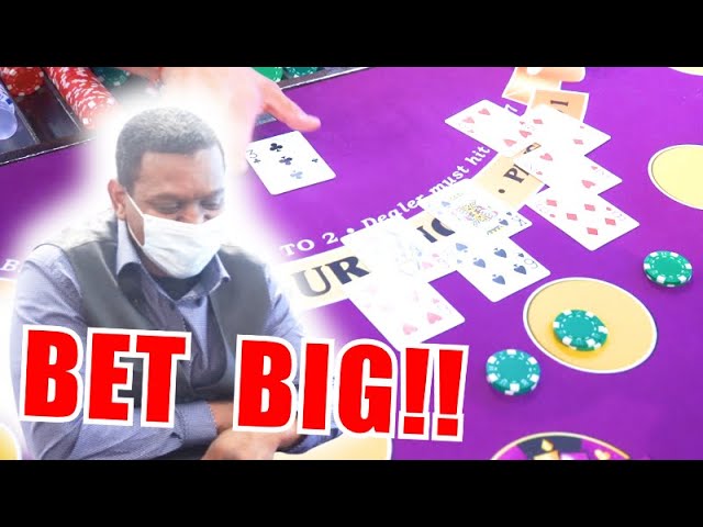 BET BIG 10 Minute Blackjack Challenge – WIN BIG or BUST #139