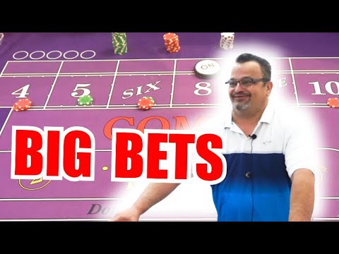 BIG BETS 30 Roll Craps Challenge – WIN BIG or BUST #194