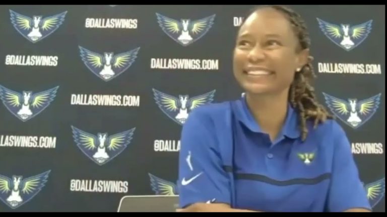 Becky Hammon interrupts Vickie Johnson press conference