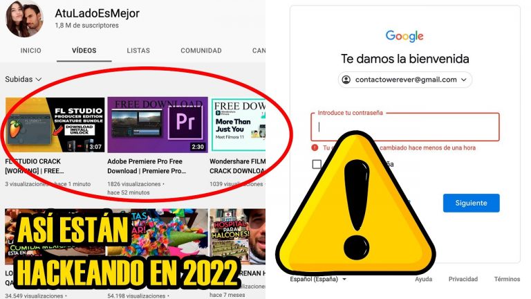 ¡CUIDADO! Así Hackean Tu Cuenta de Youtube en 2022