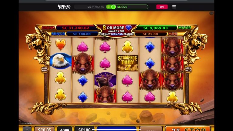 Chumba Online Slot Play: Stampede Fury 2