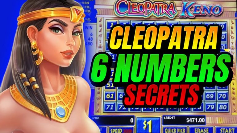 Cleopatra Keno 6 Numbers Max Bet