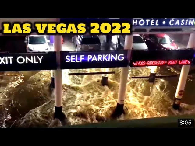 Crazy Flooding in Las Vegas | Nevada monsoon 2022 !