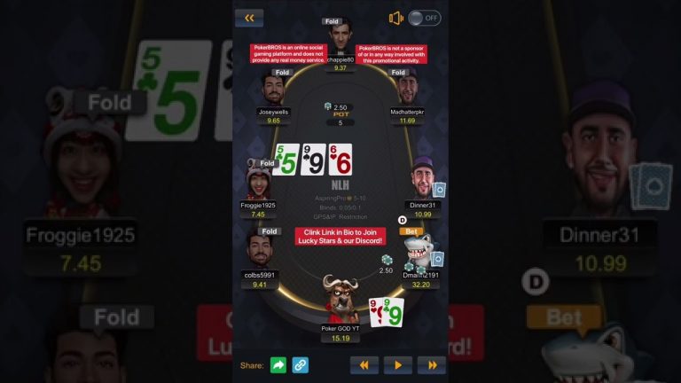 Crazy Flop!! Lucky Stars Poker // PGS270 #poker #pokergod #luckystarspoker