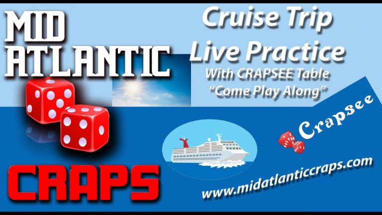 Cruise Trip Craps Practice w/ Crapsee Table Open