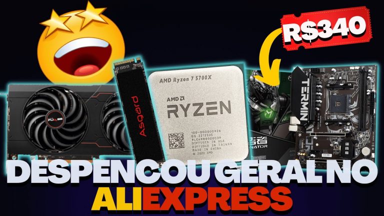 DESPENCOU GERAL NO ALIEXPRESS! SSD NVME 1TB POR 315R$, B550M POR 340R$ E 32GB POR 380R$