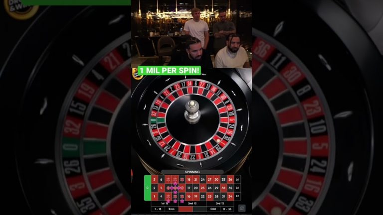 DRAKE LOSES $1,000,000 ON 1 SPIN OF ROULETTE!