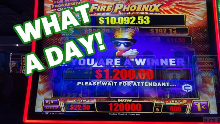 Epic run of winning starting with a jackpot!