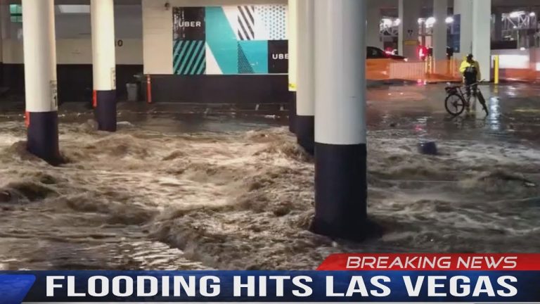 Flooding hits Las Vegas: Las Vegas flooding after heavy rains