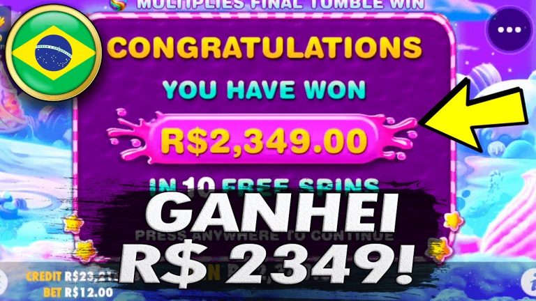 Ganhei 2300 reais no Sweet Bonanza! Como jogar no cassino online y ganhar dinheiro real?