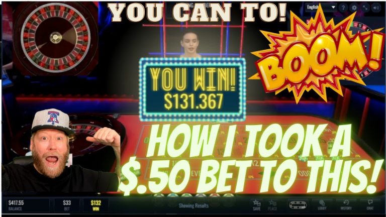 Going For Broke Roulette Strategy to Win Big! – Win HUGE with Tiny bets! Demonstrated!