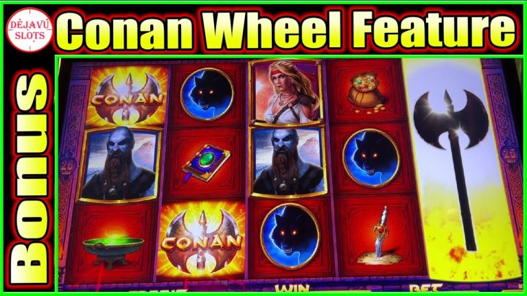 Got The Savage Bonus Feature + Wheel Feature Multiplier Conan Slot Machine Live at Yaamava Casino