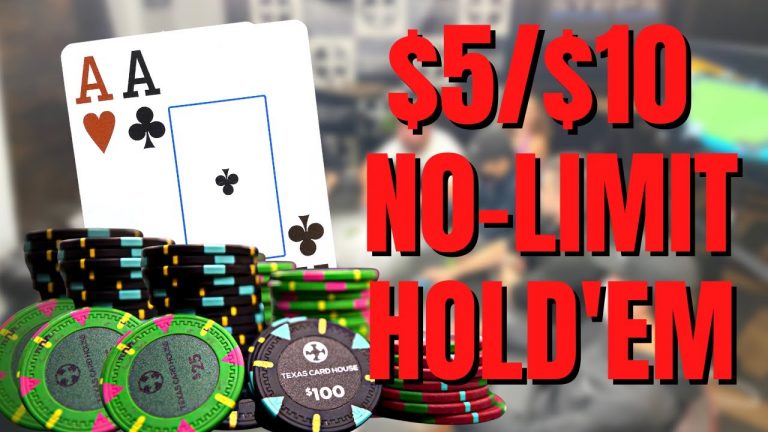 HIGH STAKES… TEXAS POKER! $5/$10 No-Limit Hold’em | TCH LIVE Austin