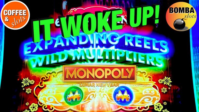 He Finally WOKE UP! Monopoly ~ Lunar New Year at Wynn Las Vegas Casino Slot Machine