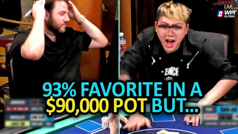 He Had To Go For A Walk After This DISGUSTING Hand | Super High Stakes Week @Hustler Casino Live