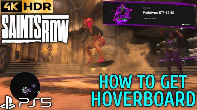 Hoverboard SAINTS ROW How to Get Hoverboard | PS5 Saints Row Secret Skateboard (Prototype RTP 62-8S)