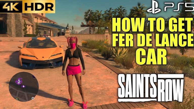 How to Get Fer De Lance Car Saints Row The Best Car Fer De Lance | Saints Row 5 Fastest Car Location