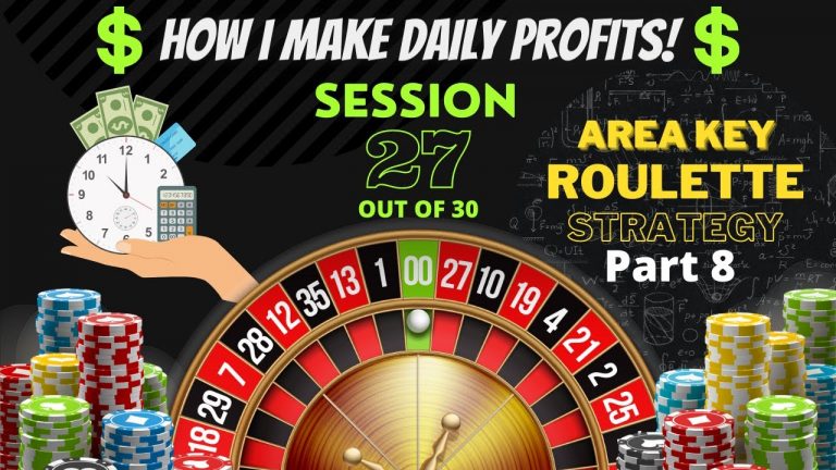 How to make money online: Roulette Strategies Session 27 (Single bet progression roulette strategy)