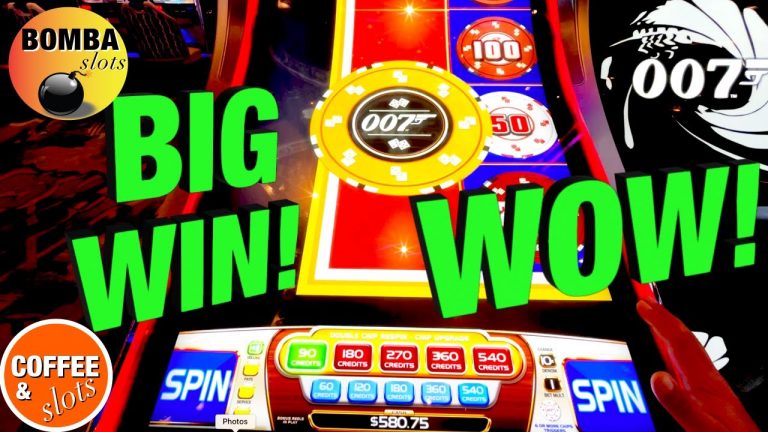 I WON BIG MONEY! 007 Casino Royale & Thunderball Some Coffee & Slots at The Cosmo in Las Vegas