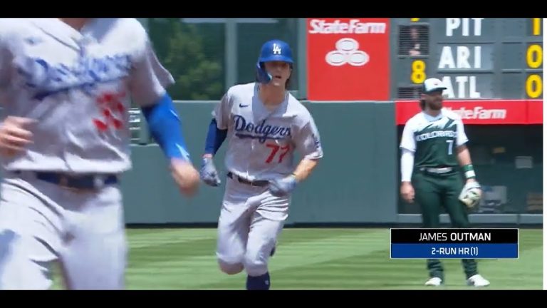 James Outman First Majors At Bat and chat with his proud Dad