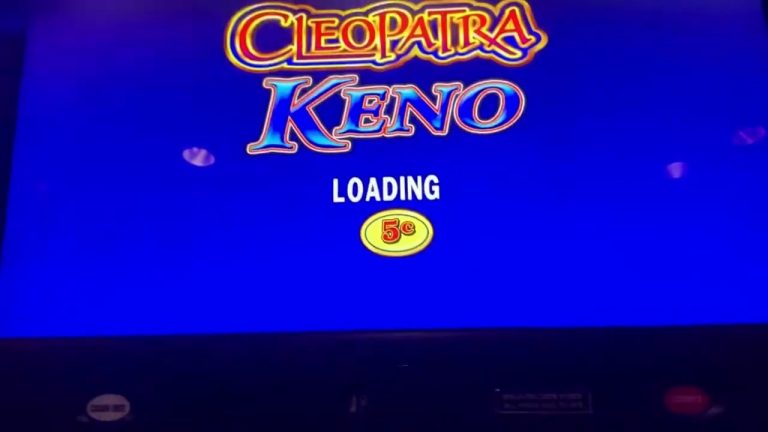 KENO winner 5 of 5 HIT numbers 71-72-73-74-75 Cash out 4 Card – Cleopatra – Caveman Casino Arizona