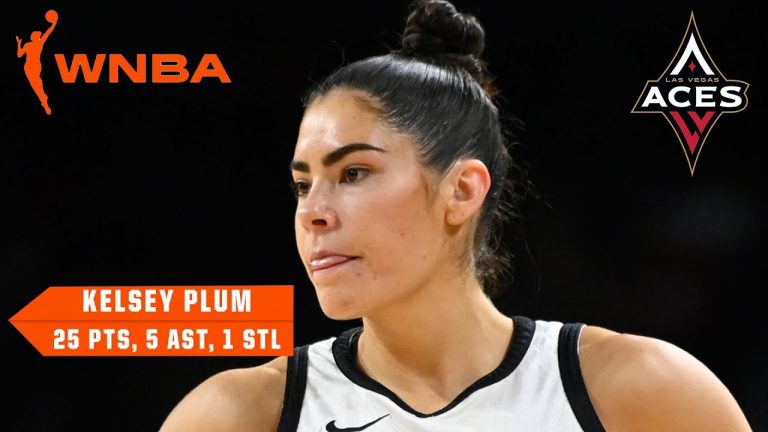 Kelsey Plum drops 25 PTS in Aces victory over Sky