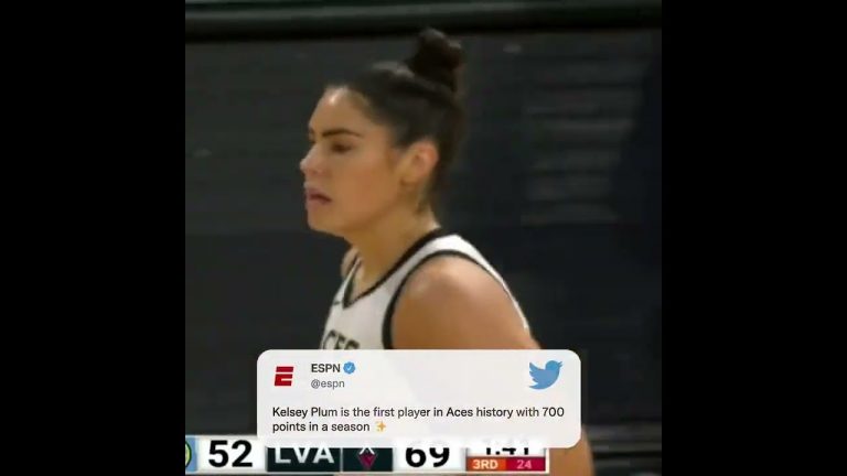 Kelsey Plum made history with the Aces last night 700