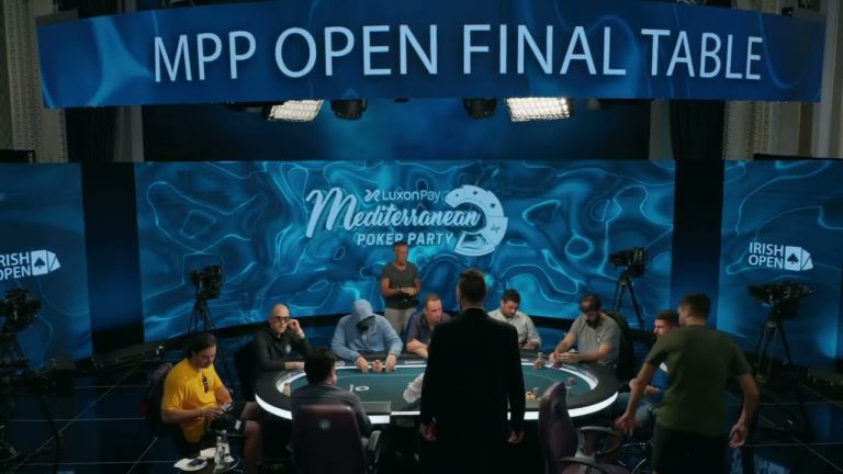 LIVE – $1000 MPP Open *Final Table* | Mediterranean Poker Party & Merit Poker | Luxon Pay