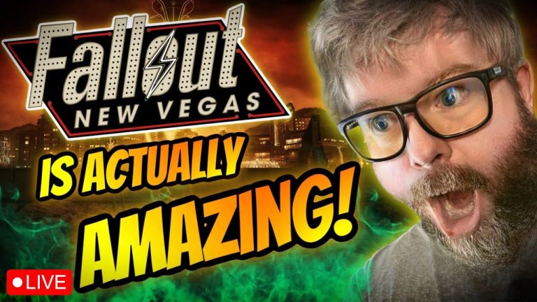 LIVE – Fallout New Vegas is actually AMAZING! HIGH RESOLUTION TEXTURE MOD