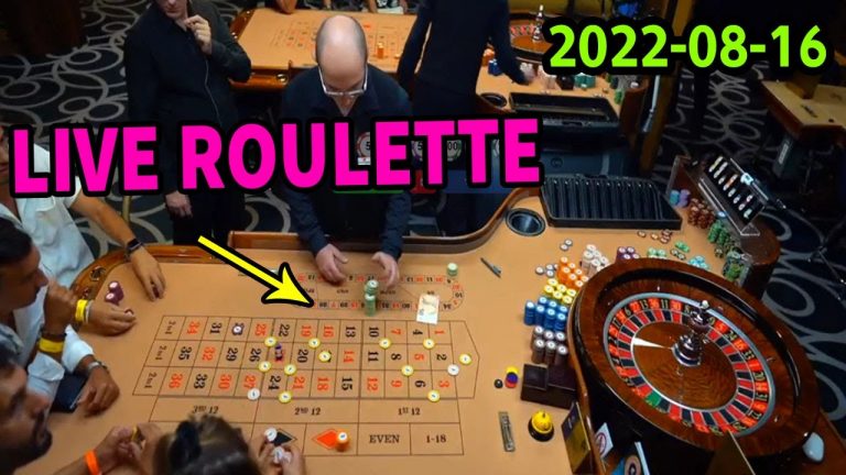 LIVE ROULETTE IN CASINO REAL Session Evening ~ (100%) 2022-08-16