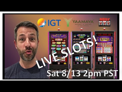 LIVE SLOTS from Yaamava Casino! Playing the newest IGT Diamond RS slots!