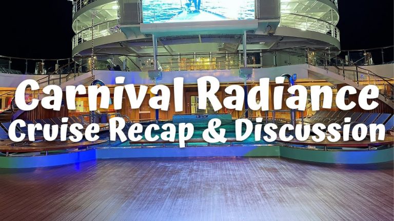 LIVE STREAM REPLAY | CARNIVAL RADIANCE | RECAP OF RECENT CRUISE & DISCUSSION