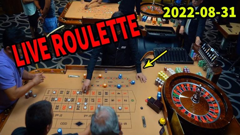 LIVE TABLE ROULETTE IN CASINO REAL A Night Wednesday Hot Betting 2022-08-31